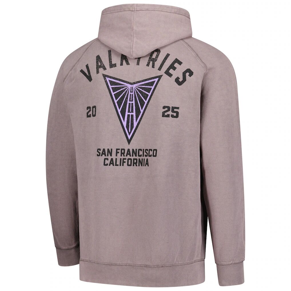 Golden State Valkyries Stadium Essentials Unisex Get Back Oversized Vintage Raglan Pullover Hoodie