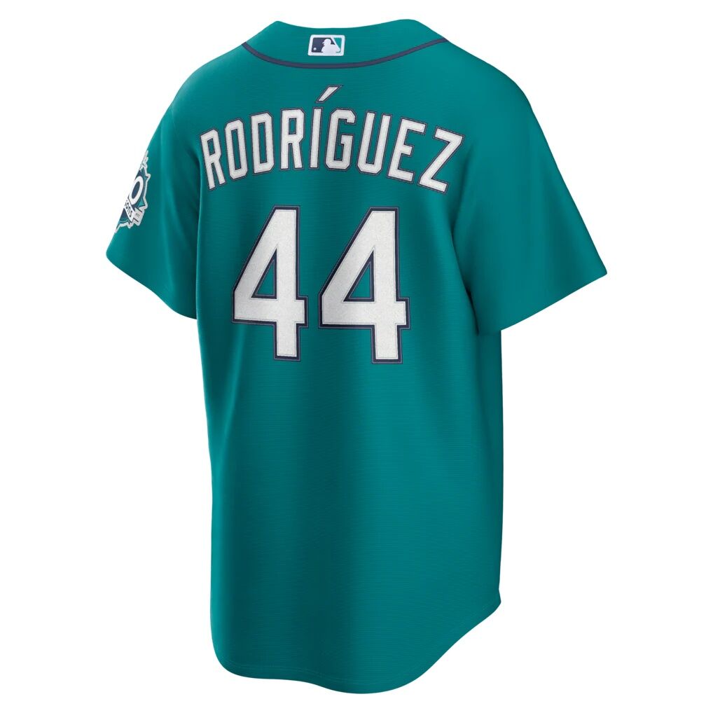 Julio Rodríguez Seattle Mariners Nike  Home Stadium 50th Season Patch Jersey