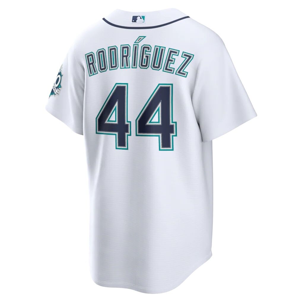 Julio Rodríguez Seattle Mariners Nike  Home Stadium 50th Season Patch Jersey