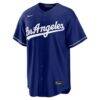 Shohei Ohtani Los Angeles Dodgers Nike Alternate Replica Jersey - Deep Royal - Side View