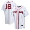 Jarren Duran Boston Red Sox Nike Home Replica Jersey - White - Front View