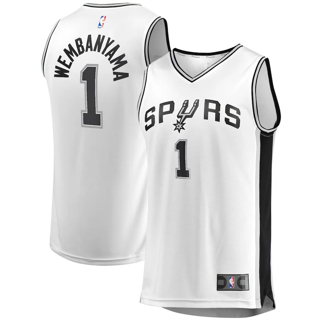 Victor Wembanyama San Antonio Spurs Fashion7 Fast Break Replica Player Jersey - Association Edition