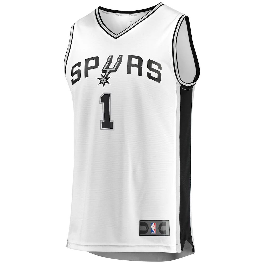 Victor Wembanyama San Antonio Spurs Fashion7 Fast Break Replica Player Jersey - Association Edition