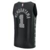 Victor Wembanyama San Antonio Spurs Fashion7 Fast Break Replica Player Jersey - Black - Detail View