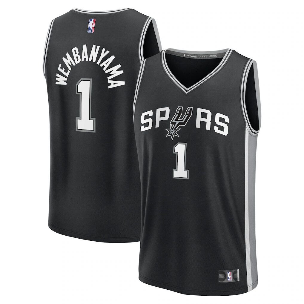 Victor Wembanyama San Antonio Spurs Fashion7 Youth Fast Break Replica Player Jersey - Icon Edition
