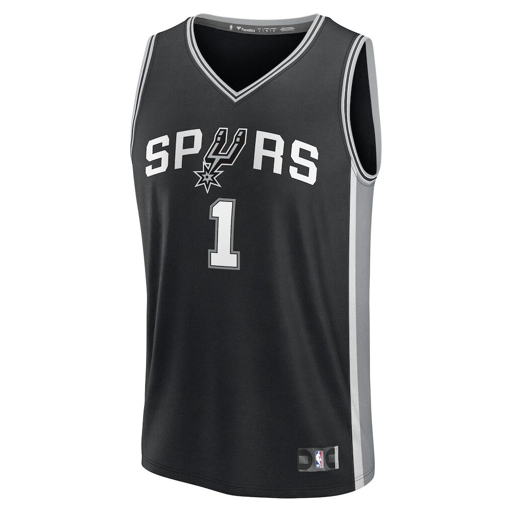 Victor Wembanyama San Antonio Spurs Fashion7 Youth Fast Break Replica Player Jersey - Icon Edition