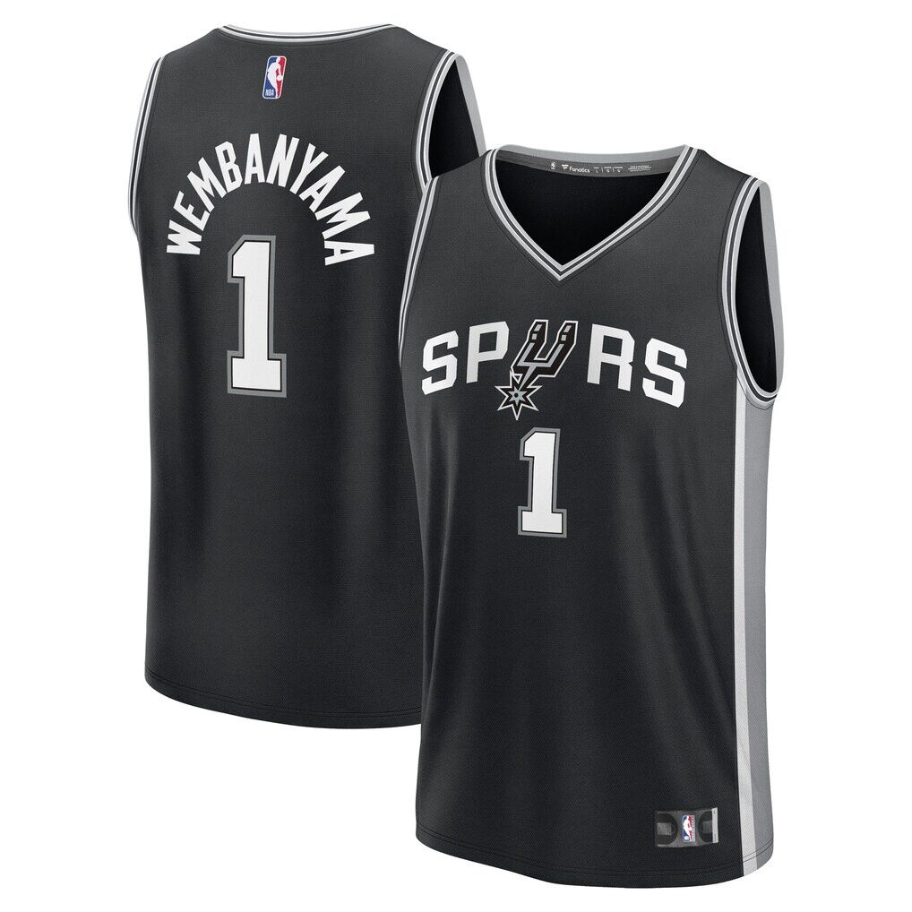 Victor Wembanyama San Antonio Spurs Fashion7 Fast Break Replica Player Jersey - Icon Edition