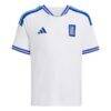 Greece National Team adidas Youth 2026 Replica Jersey - White - Side View