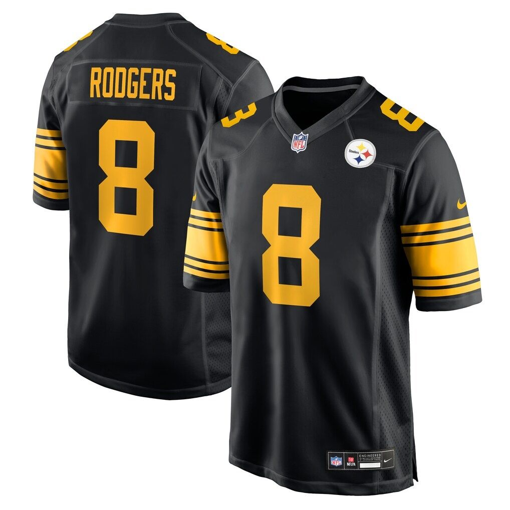 Aaron Rodgers Pittsburgh Steelers Nike Alternate Game Jersey