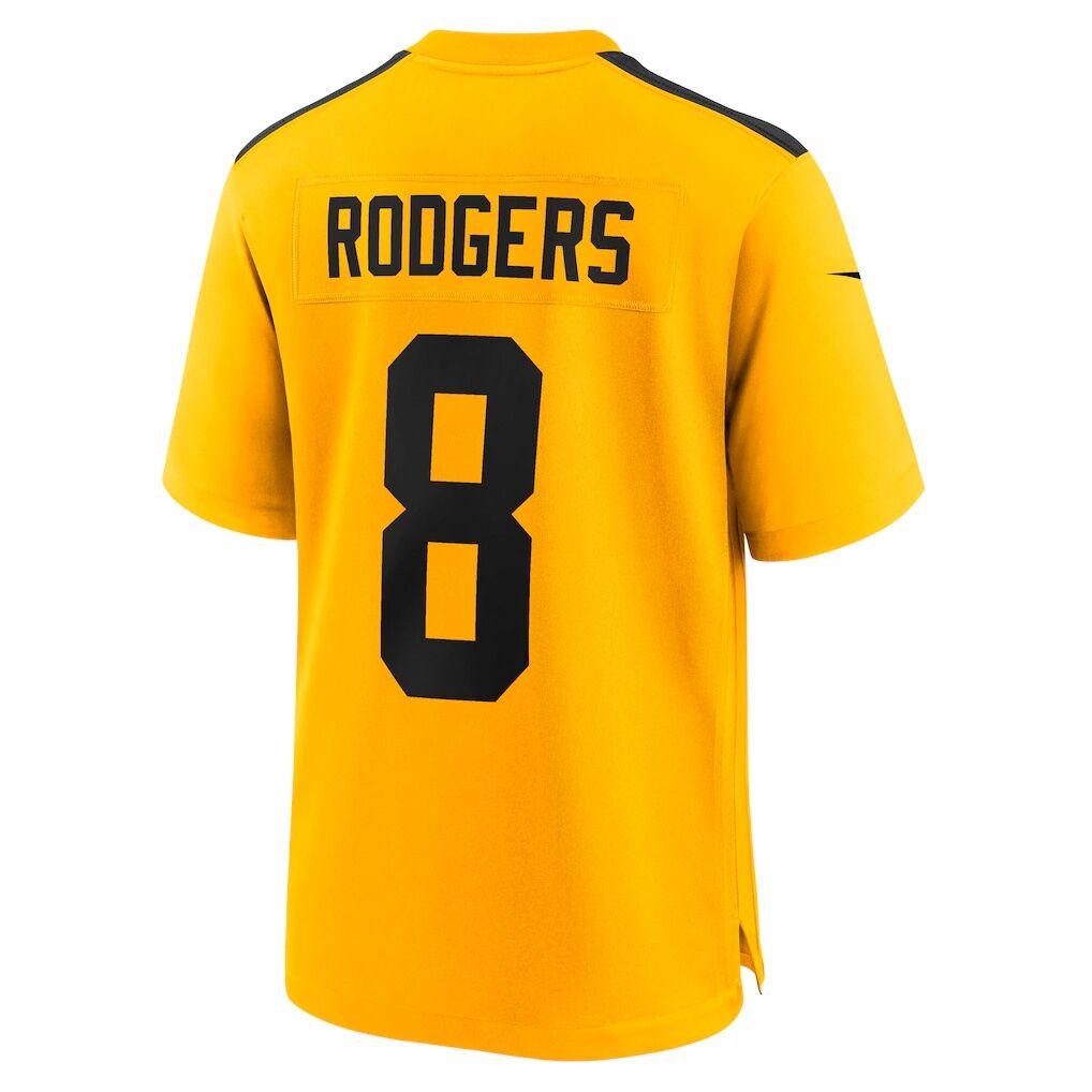 Aaron Rodgers Pittsburgh Steelers Nike Alternate 1933 Throwback Game Jersey