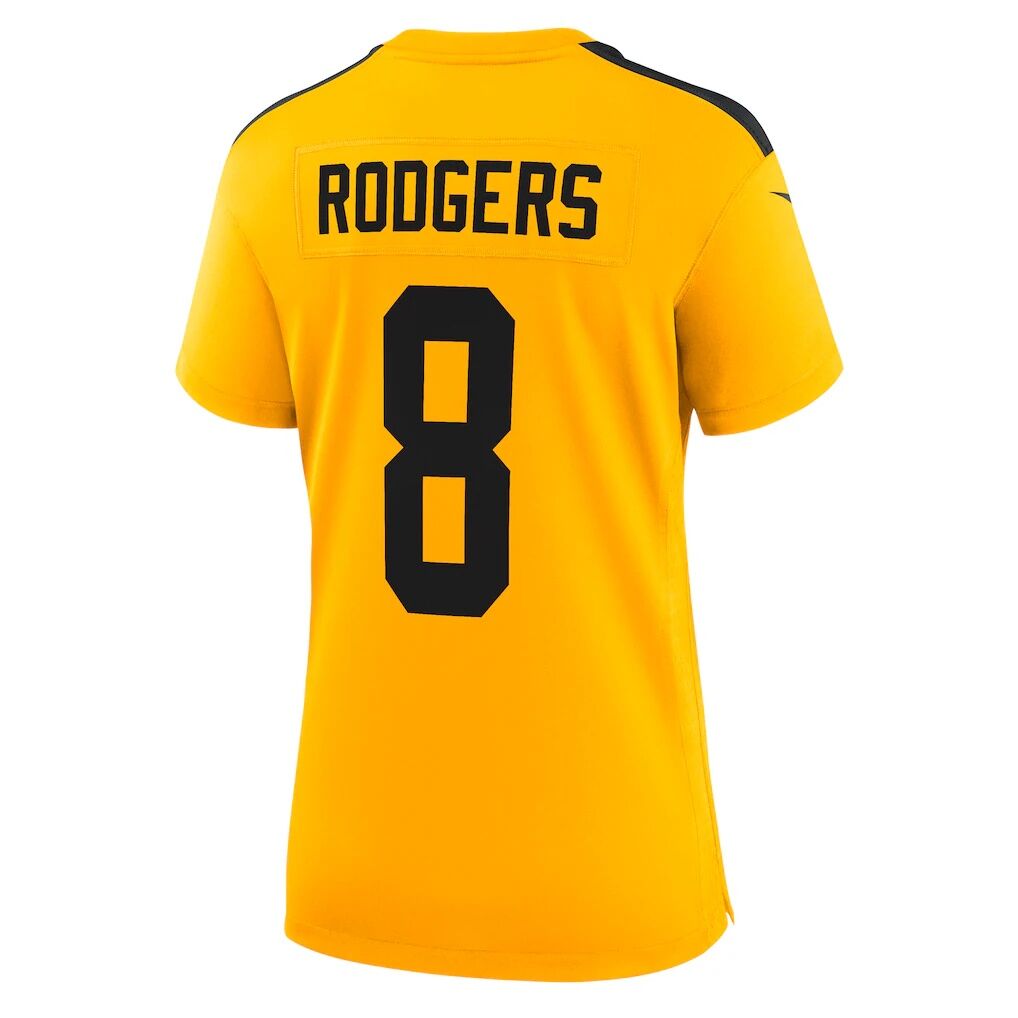 Aaron Rodgers Pittsburgh Steelers Nike Women's Alternate 1933 Throwback Game Jersey