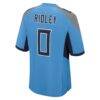 Calvin Ridley Tennessee Titans Nike Team Game Jersey - Light Blue - Detail View