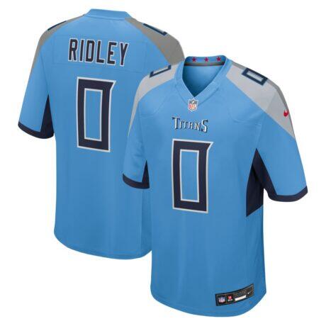 Calvin Ridley Tennessee Titans Nike Team Game Jersey - Light Blue - Front View