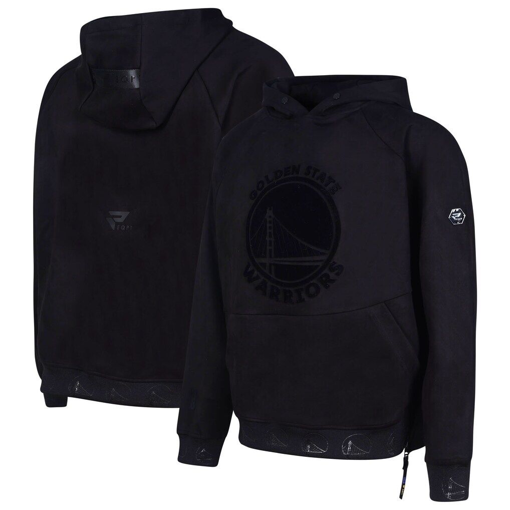 Golden State Warriors Protege Eco-Friendly Functional Suede Fashion Tonal Hoodie