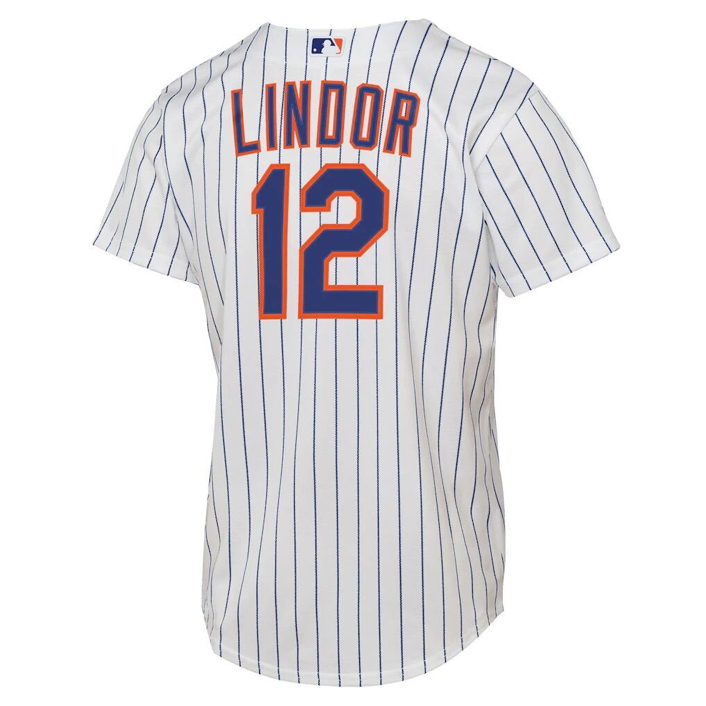 Francisco Lindor New York Mets Nike Youth Home Replica Player Jersey