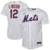 Francisco Lindor New York Mets Nike Youth Home Replica Player Jersey - White - Front View