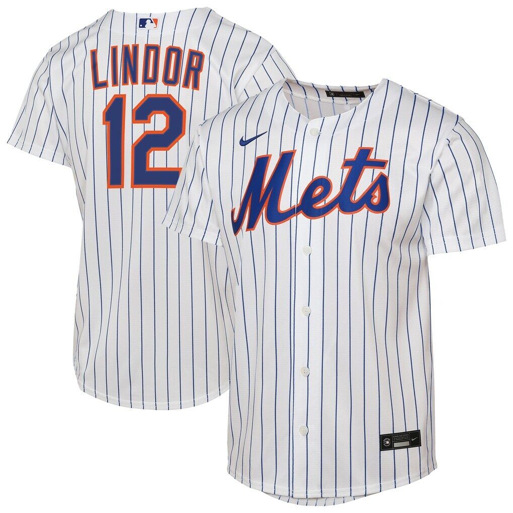 Francisco Lindor New York Mets Nike Youth Home Replica Player Jersey