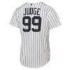 Aaron Judge New York Yankees Nike Youth Home Replica Player Jersey - White - Detail View