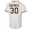 Paul Skenes Pittsburgh Pirates Nike Youth Home Replica Player Jersey - White - Detail View