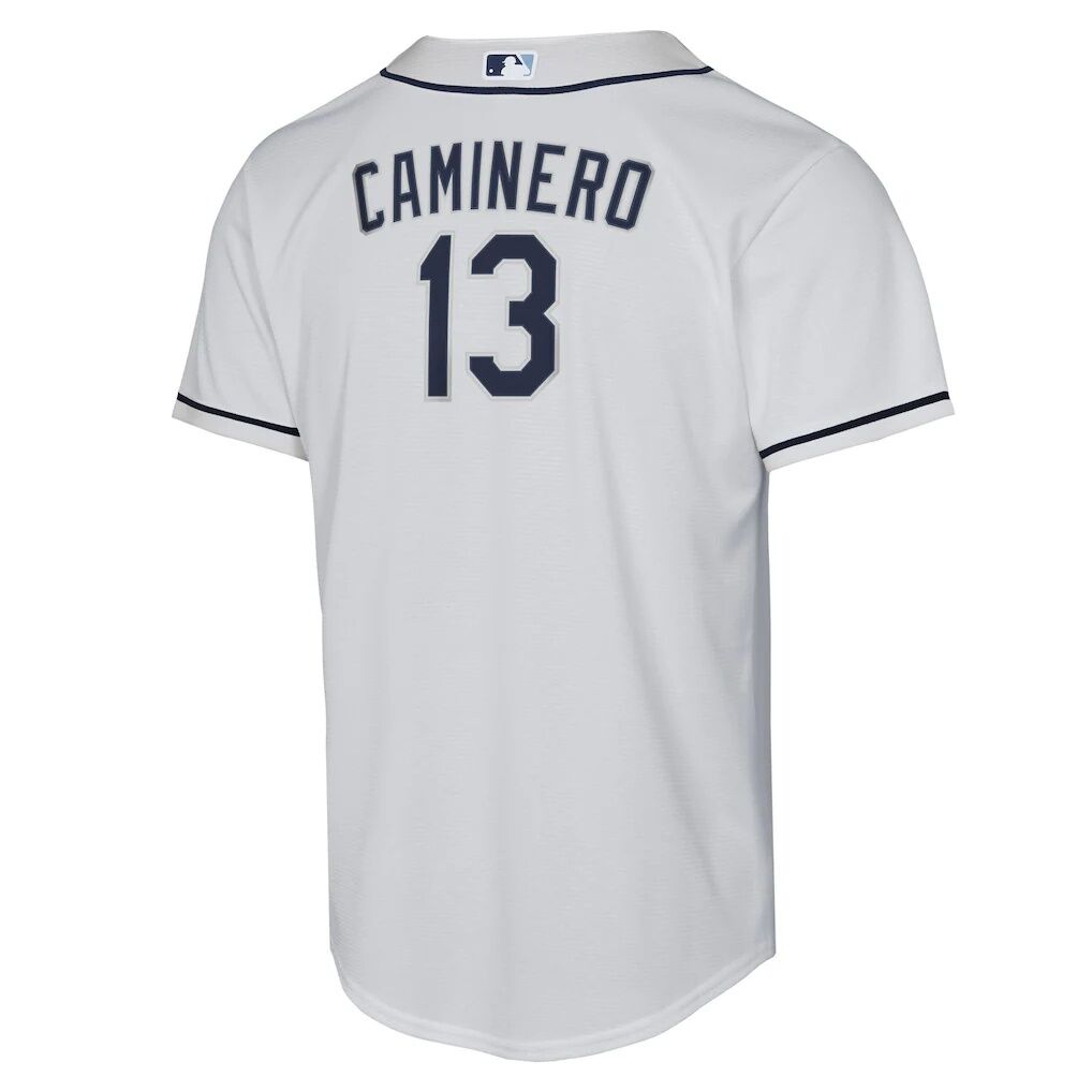 Junior Caminero Tampa Bay Rays Nike Youth Home Replica Player Jersey