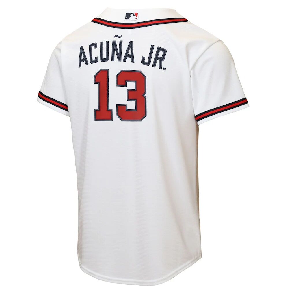 Ronald Acuña Jr. Atlanta Braves Nike Youth Home Replica Player Jersey