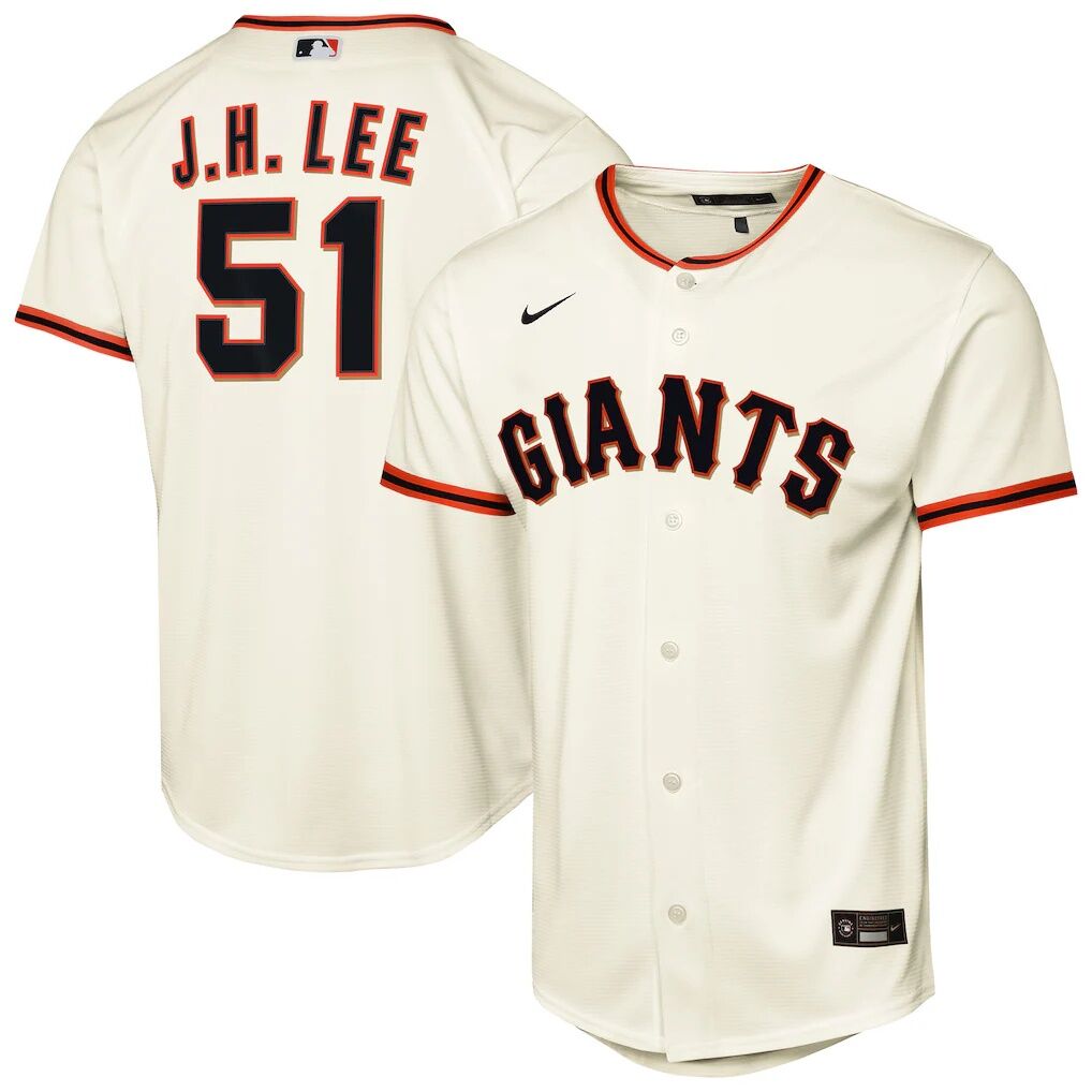 Jung Hoo Lee San Francisco Giants Nike Youth Home Replica Player Jersey
