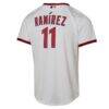 José Ramírez Cleveland Guardians Nike Youth Home Replica Player Jersey - White - Detail View