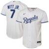 Bobby Witt Jr. Kansas City Royals Nike Youth Home Replica Player Jersey - White - Front View