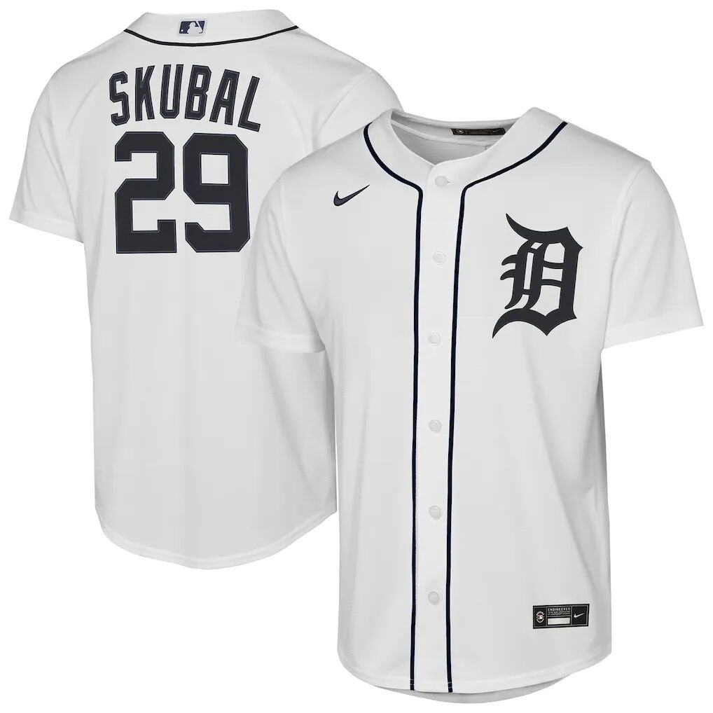 Tarik Skubal Detroit Tigers Nike Youth Home Replica Player Jersey