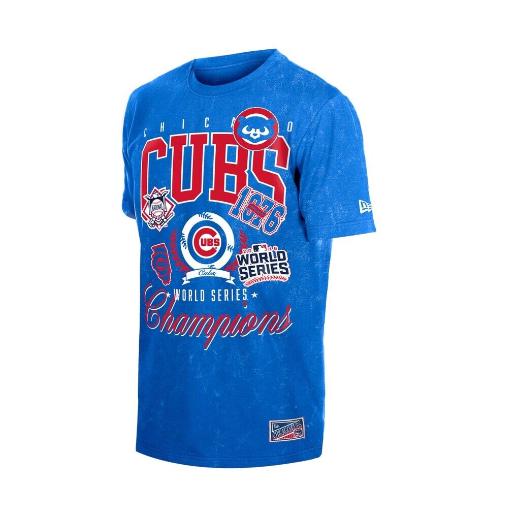 Chicago Cubs New Era Mineral Wash T-Shirt - Royal