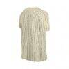 Detroit Tigers New Era Throwback Meshback Pinstripe T-Shirt - Cream - Alt1