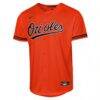 Baltimore Orioles Nike Youth Alternate 2 Replica Jersey - Orange - Side View