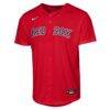 Boston Red Sox Nike Youth Alternate Replica Jersey - Red - Side View
