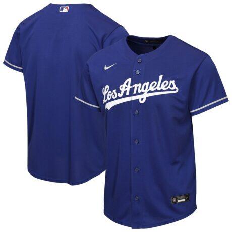 Los Angeles Dodgers Nike Youth Alternate Replica Jersey - Royal - Front View