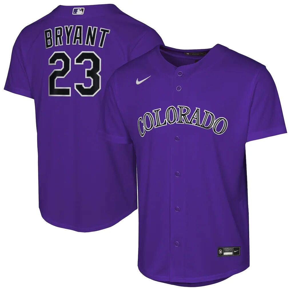 Kris Bryant Colorado Rockies Nike Youth Alternate Replica Jersey