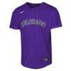 Kris Bryant Colorado Rockies Nike Youth Alternate Replica Jersey - Purple - Side View