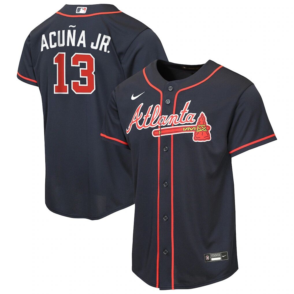 Ronald Acuña Jr. Atlanta Braves Nike Youth Alternate Replica Jersey