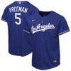 Freddie Freeman Los Angeles Dodgers Nike Youth Alternate Replica Jersey - - Front View