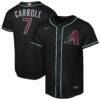 Corbin Carroll Arizona Diamondbacks Nike Youth Alternate Replica Jersey - Black - Front View