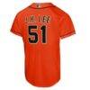 Jung Hoo Lee San Francisco Giants Nike Youth Alternate Replica Jersey - Orange - Detail View