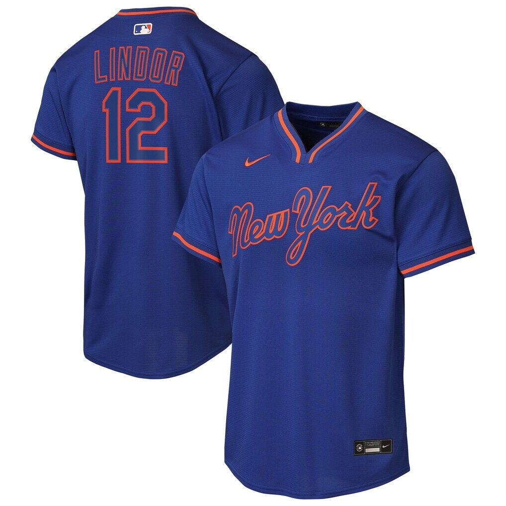 Francisco Lindor New York Mets Nike Youth Alternate Replica Jersey - Royal