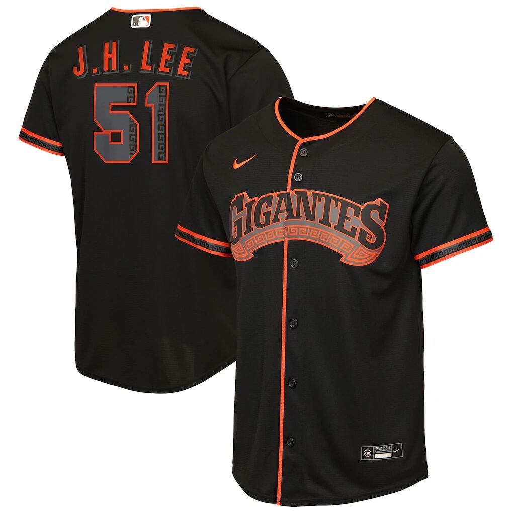 Jung Hoo Lee San Francisco Giants Nike Youth Alternate 2 Replica Jersey