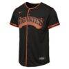 Jung Hoo Lee San Francisco Giants Nike Youth Alternate 2 Replica Jersey - Black - Side View