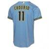 Jackson Chourio Milwaukee Brewers Nike Youth Road Replica Jersey - - Detail View