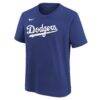 Shohei Ohtani Los Angeles Dodgers Nike Youth Name & Number T-Shirt - Royal - Side View