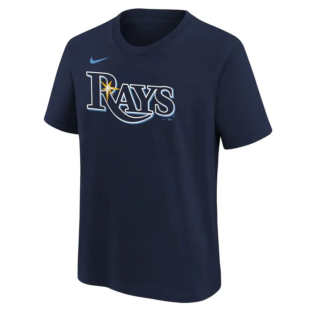 Junior Caminero Tampa Bay Rays Nike Youth Name & Number T-Shirt