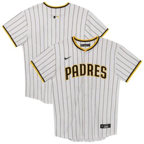 San Diego Padres Nike Preschool Home Game Jersey - White - Front View