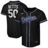 Mookie Betts Los Angeles Dodgers Nike Youth Fashion Replica Player Jersey - Black - Front View