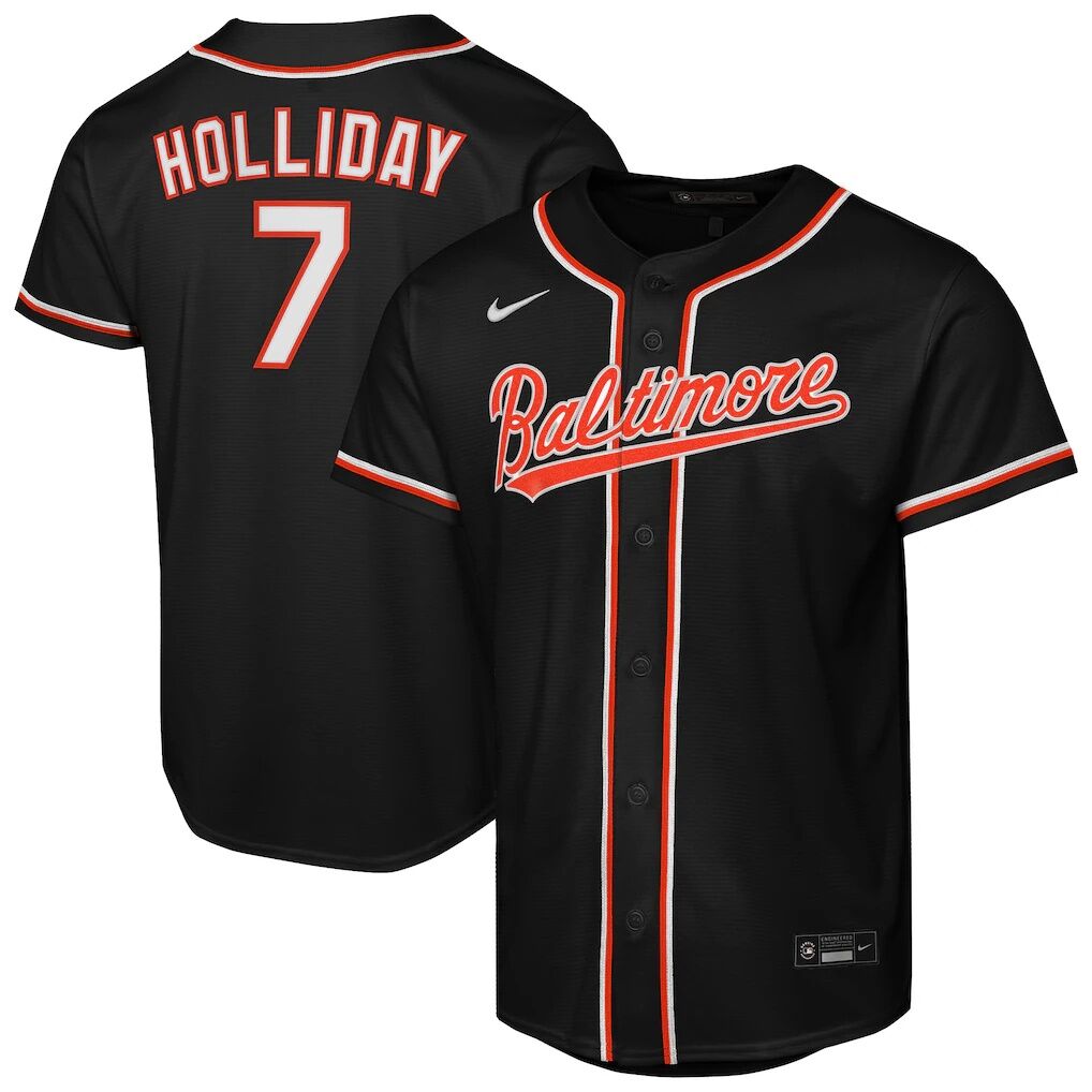 Jackson Holliday Baltimore Orioles Nike Youth Fashion Replica Player Jersey