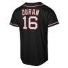 Jarren Duran Boston Red Sox Nike Youth Fashion Replica Player Jersey - Black - Detail View